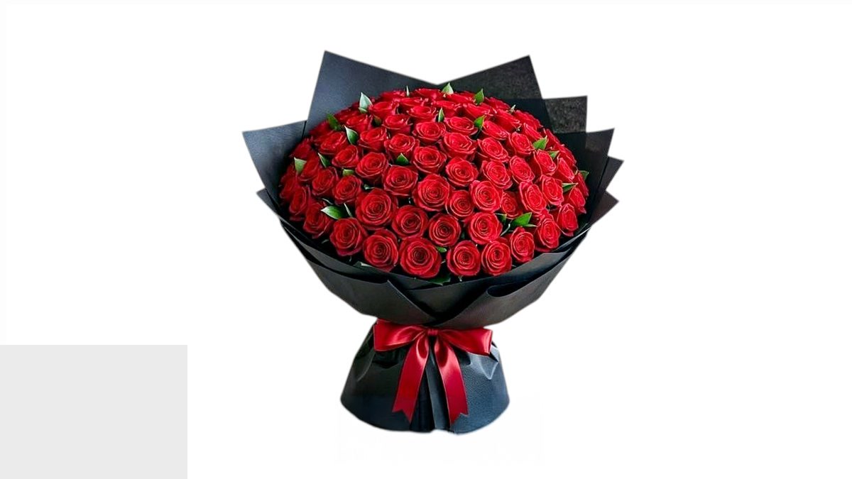 101 Red Roses — Basta Flowers, Limassol