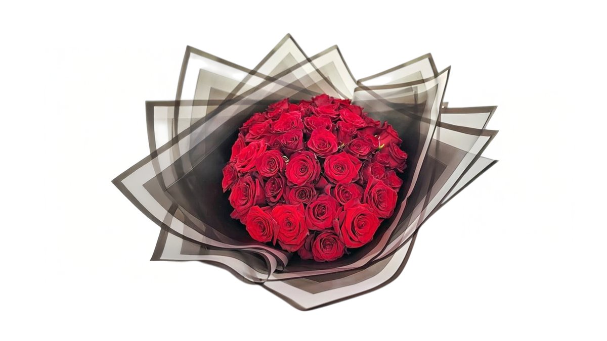 51 Red Roses — Basta Flowers, Limassol
