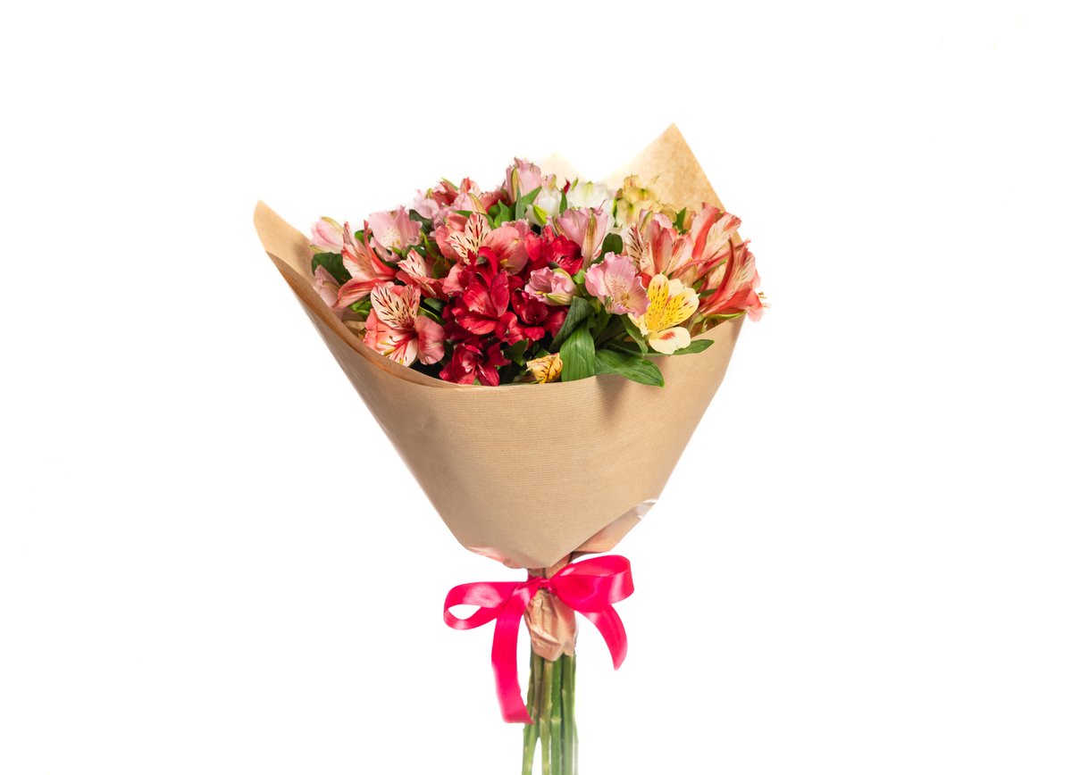 Alstroemeria Bouquet — Basta Flowers, Limassol