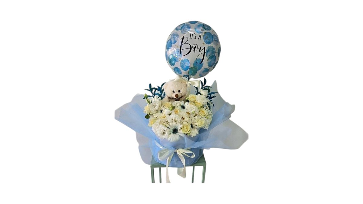Baby Boy Box — Basta Flowers, Limassol