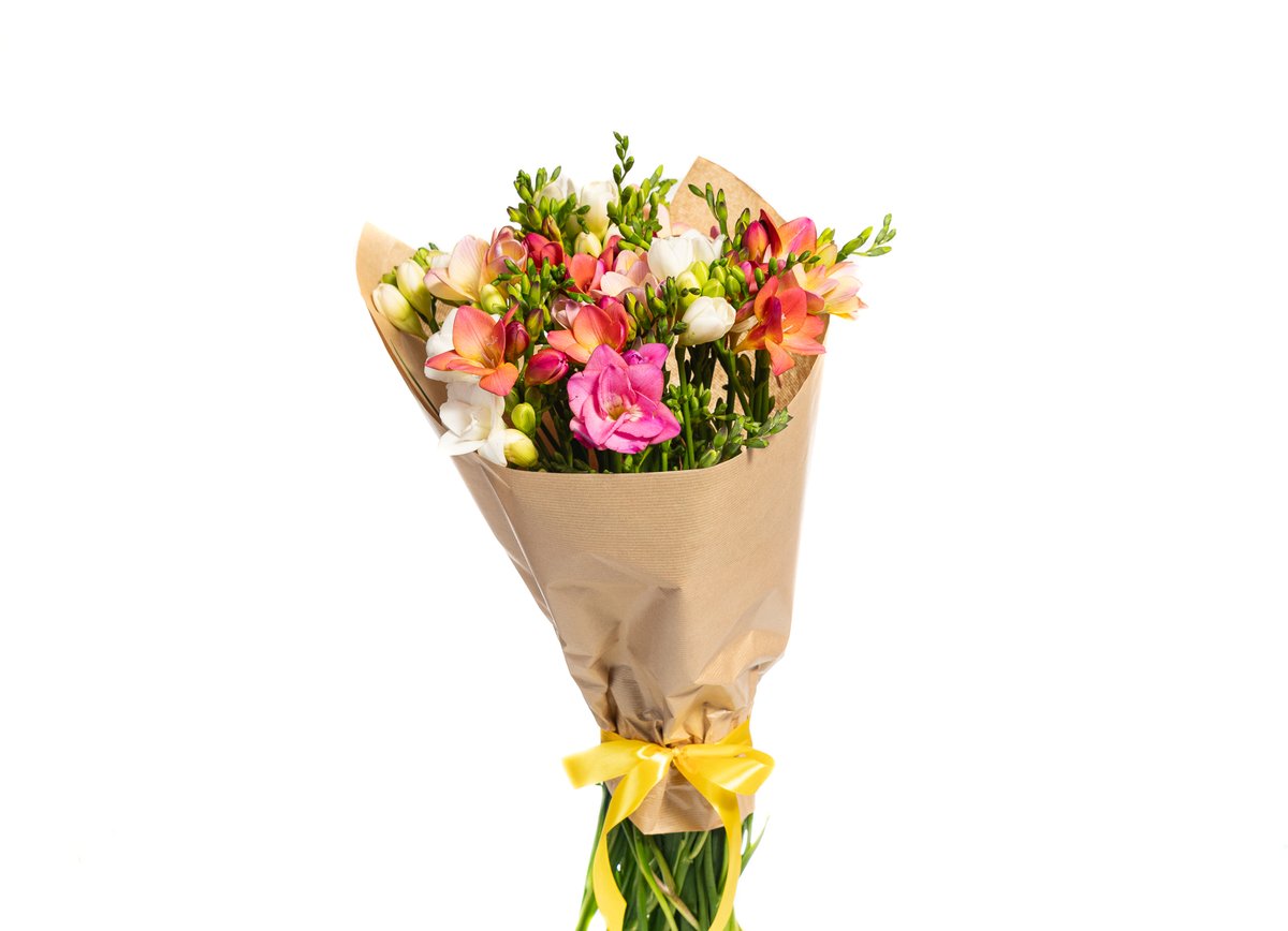 Freesia Bouquet — Basta Flowers, Limassol