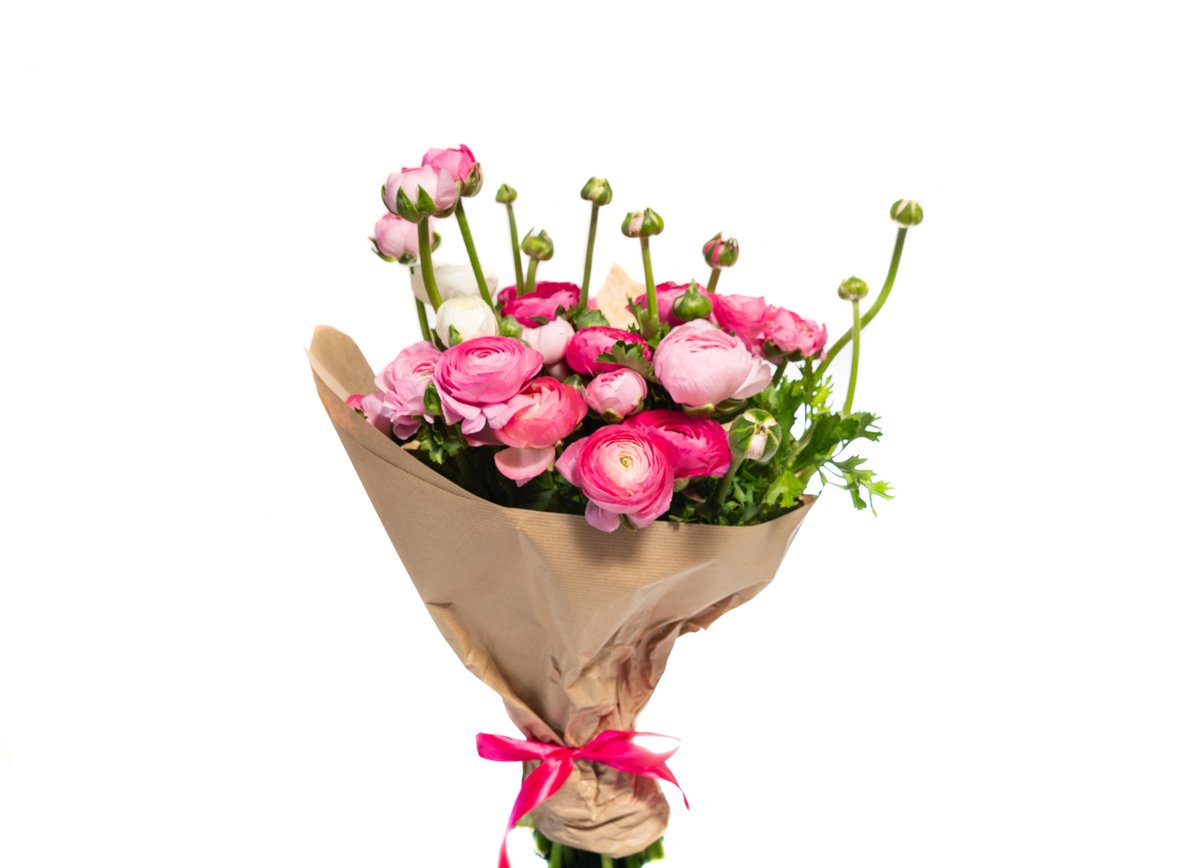 Ranunculus Bouquet — Basta Flowers, Limassol