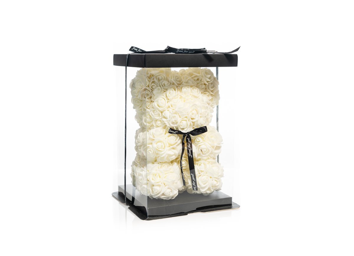 Rose Bear Ivory — Basta Flowers, Limassol