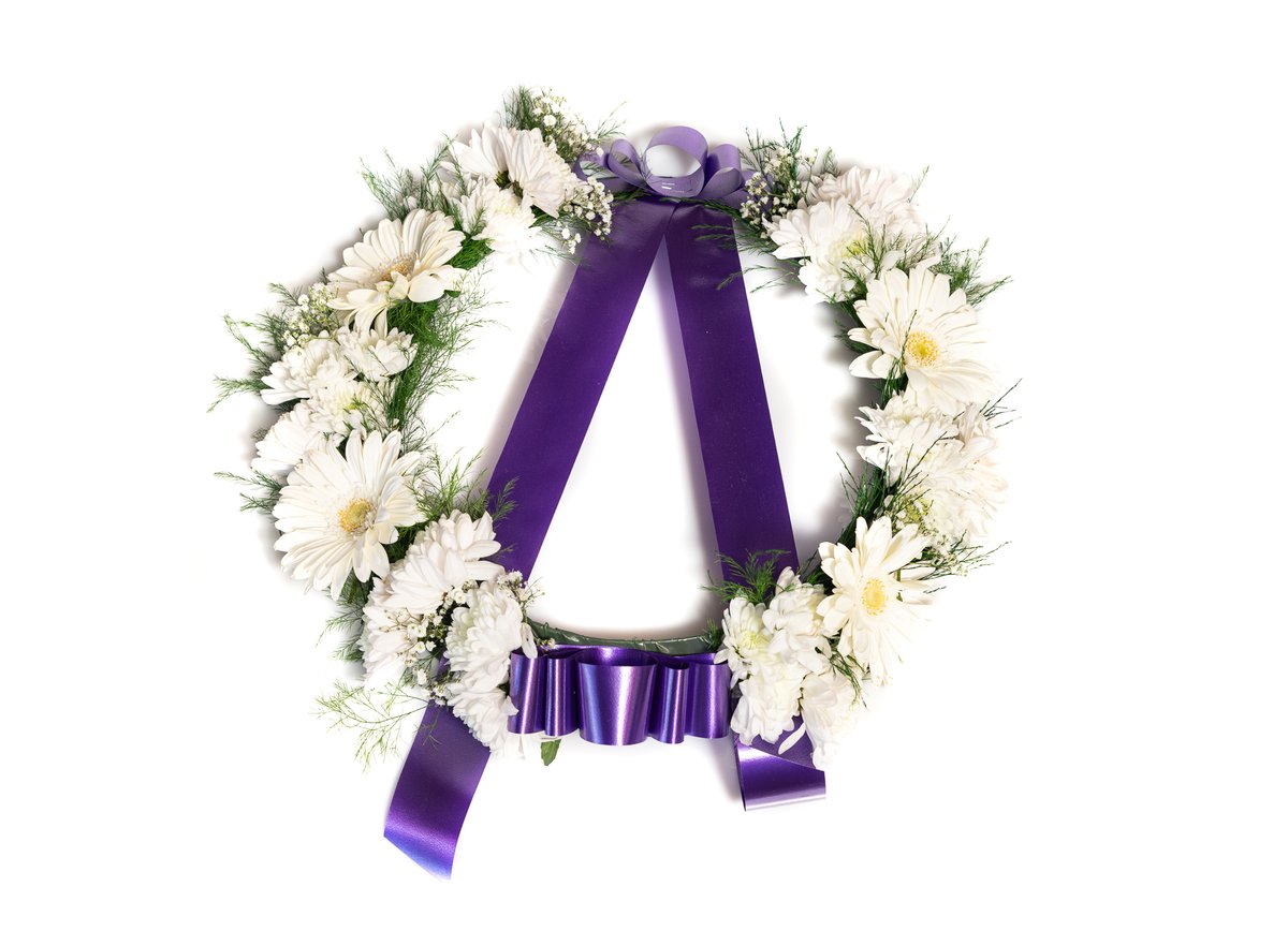 Funeral Wreath — Basta Flowers, Limassol